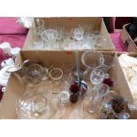 A quantity of miscellaneous glassware