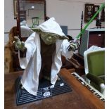 Star Wars Attack of the Clones. A composition figure of Yoda, limited edition prop replica no.