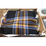 Two Welsh wool blankets