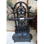 A cast iron stickstand. 21½" high