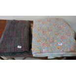 A Welsh quilt and a paisley quilt