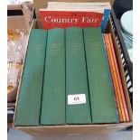 The Country Fair magazine 1954, 1955, 1956 Bound editions and loose