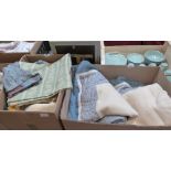 Two boxes of textiles
