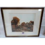 C. FITZGERALD AFTER JOHN CONSTABLE Glebe Farm. Signed artist's proof. Mezzotint 13½' x 17'