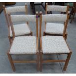 A set of four dining chairs by Reynolds of Ludlow