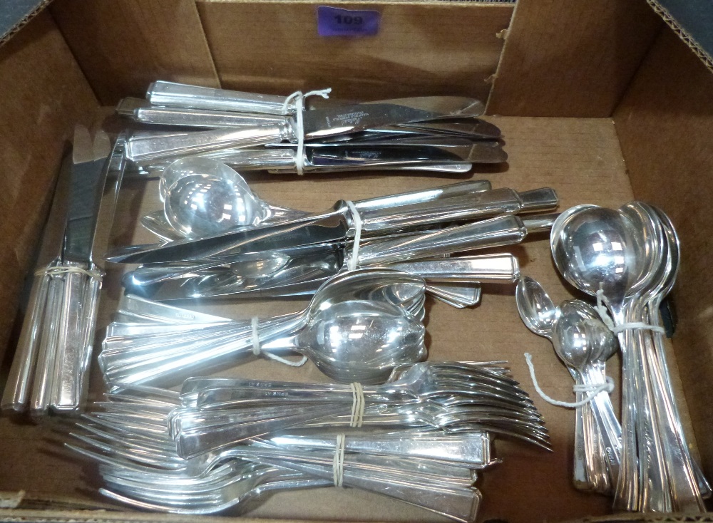 An extensive collection of Hiram Wild and other plated cutlery