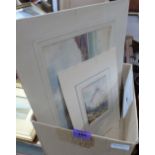 Two unframed watercolours by Wilfred C. Hawthorn and another by G. Payne