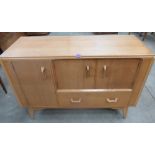 A G-Plan light oak sideboard. 48' wide. c.1970