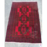 A Balochi rug. 1.25m x 0.90m