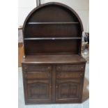 An oak Dutch dresser. 44' wide