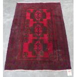 A Balochi rug. 1.25m x 0.90m