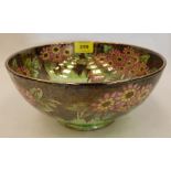 A Maling lustreware bowl 8¼' diam