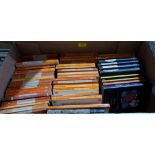 A box of Penguin novels and others