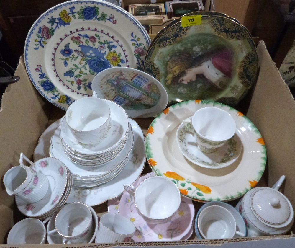 A quantity of teaware and other ceramics