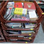 5 trays of miscellaneous books