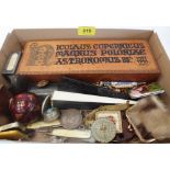 A box of sundries