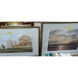 Two limited edition signed sporting prints after Ros Goody and John Trickett