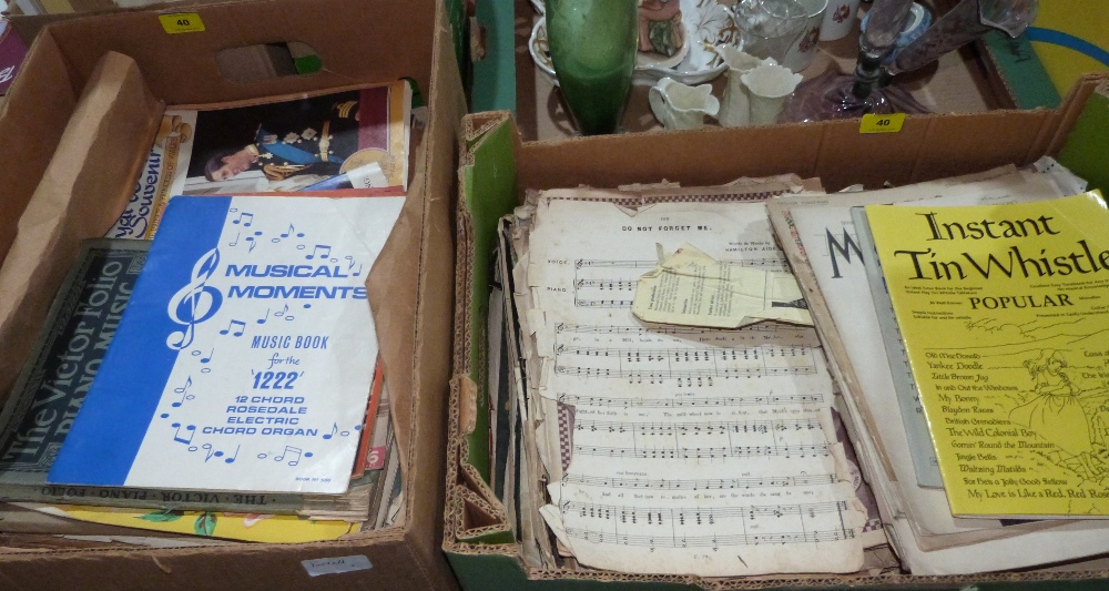 A collection of sheet music