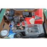 A box of automobilia