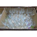 Two boxes of drinking glasses