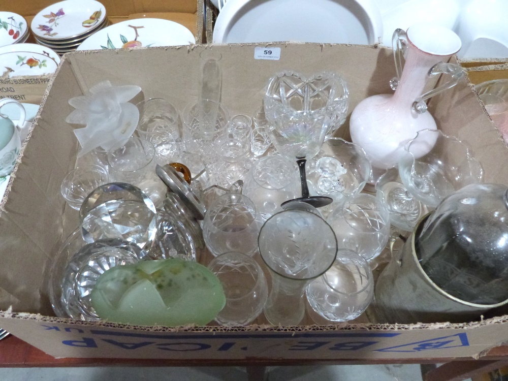 Two boxes of sundry glassware - Image 2 of 2