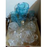 A box of glassware