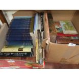 Two boxes of books, natural history, art and others