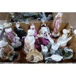 A box of ceramic figures