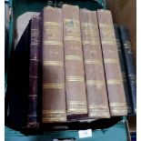 Lewis Topographical Dictionary of England, 6 volumes with atlas