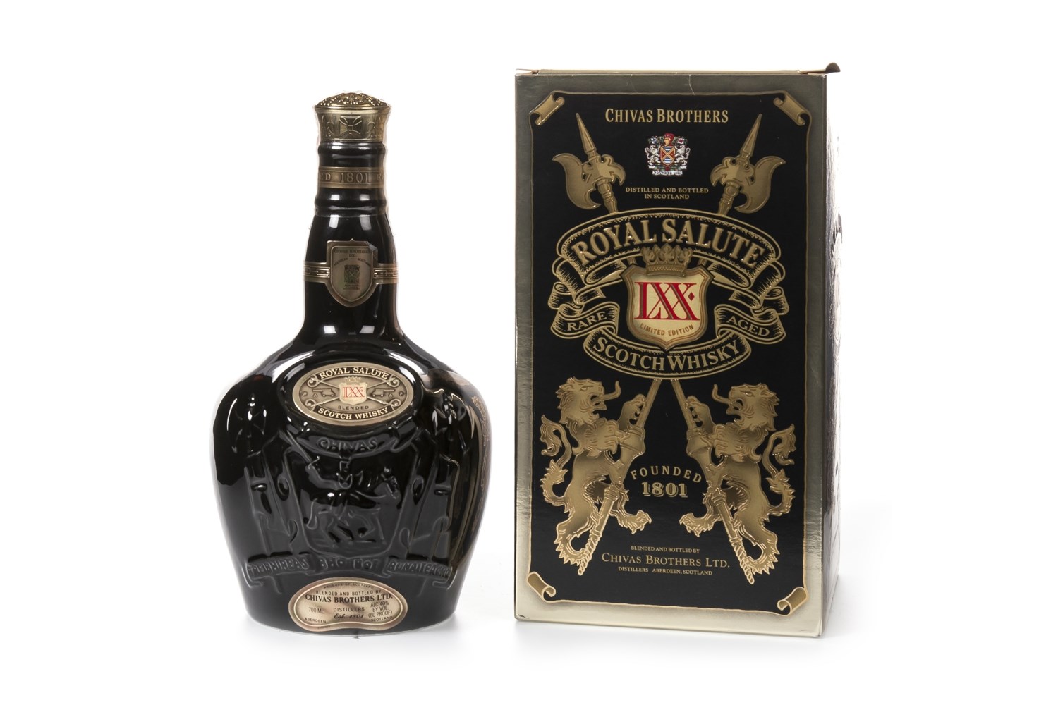 CHIVAS BROTHERS ROYAL SALUTE LXX 21 YEARS OLD