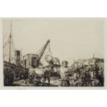 SAN SEBASTIAN, A DRYPOINT BY EDMUND BLAMPIED