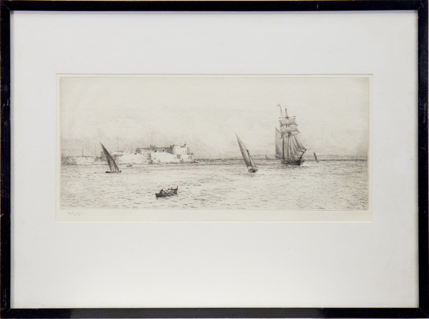 A PAIR OF MARITIME SCENES, DRYPOINTS BY WILLIAM LIONEL WYLLIE - Image 2 of 4