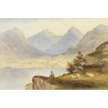 THE COULINS SKYE, A WATERCOLOUR BY WILLIAM LEIGHTON LEITCH