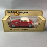 A LOT OF MODELS OF YESTERYEAR VEHICLES BY MATCHBOX