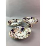 AN ADDERLEYS IMARI PATTERN DESSERT SERVICE