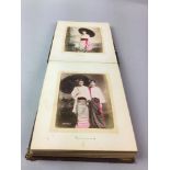 A LOT OF TWO EARLY 20TH CENTURY POSTCARD ALBUMS