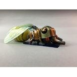 A GERMAN TIN PLATE WASP CLOCKWORK TOY