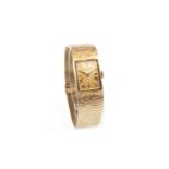 A LADYS GOLD BEUCHE-GIROD WATCH