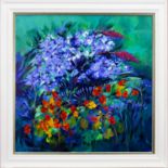 BLOOMING LOVELY, AN ACRYLIC BY SHELAGH CAMPBELL