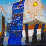 STANDING STONES, ORKNEY, A MIXED MEDIA BY GEORGE BIRRELL