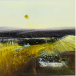 HEATHER HILLS, A MIXED MEDIA BY MAY BYRNE