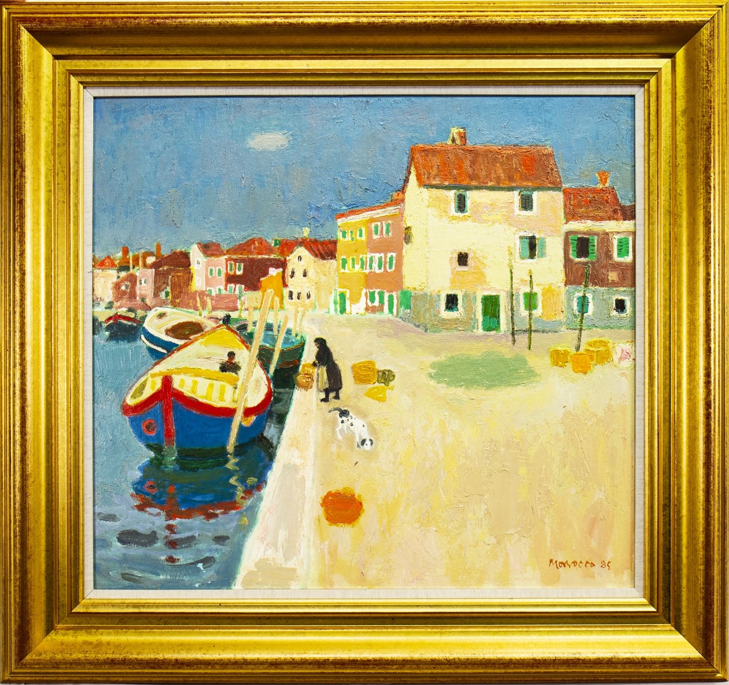 BURANO, AN OIL BY ALBERTO MORROCCO