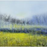 GOLDEN FIELD, A MIXED MEDIA BY MAY BYRNE