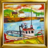 GALWAY MARY, AN OIL BY JOHN BELLANY