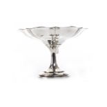 A SILVER TAZZA