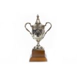 THE GREENWICH CUP - A GEORGIAN SILVER TROPHY CUP AND COVER