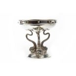 AN UNUSUAL EDWARDIAN SCOTTISH SILVER TAZZA