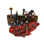 A SET OF HIGHLAND BAGPIPES BY McLEOD, FORFAR