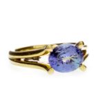 A TANZANITE RING