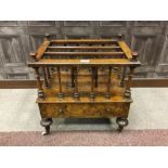 A VICTORIAN WALNUT MUSIC CANTERBURY